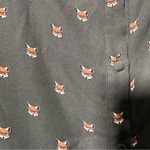 Torrid EUC  Back-Button Blouse with Fox with Glasses - size 2 (18/20) Photo 2