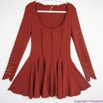 Free People NEW Free People Little Love Thermal Mini Dress, S Photo 3