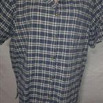 Karen Scott  2X Navy Creme Plaid Short Plus Photo 0