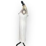 Dress the Population  Tiffany Midi Dress Women's Small White One-Shoulder NWOT Photo 3