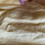 J.Crew  Long Sleeved‎ Linen Tiered Maxi Dress Sz L/XL Yellow Photo 7