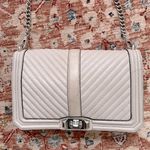 Rebecca Minkoff Rebecca mink off beige leather quilted purse with chain Photo 0