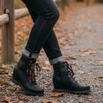 Sorel Joan of Arctic Wedge III Lexie Bootie Women 9 Black Jet Leather Waterproof Photo 0