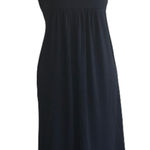 Maternal America Womens Dress Sz S Black Strapless Mesh Lace Trim Maternity‎ Photo 0