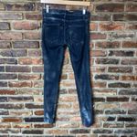 Current/Elliott Current/Elliot Silver Gray Metallic Metal Fellon Skinny Stretch Jeans Size 26/0 Photo 5