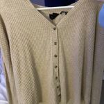 Urban Outfitters Oatmeal Thermal Top Photo 0