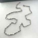 Link Chain Necklace for Men Women Streetwear Hip Hop Unisex Style Silver Photo 5