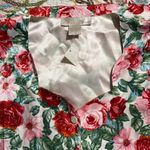 Vintage Nicole Stevens 2X floral pajama top blouse workwear new with tags Red Photo 7