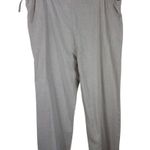 Island to Island Cream Straight Leg High Rise Drawstring Linen Pants Size L Size L Photo 1