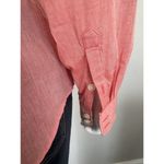 J.Crew Button Up Shirt size S Women Roll Tab Convertible Sleeves Red Coral NEW Photo 5