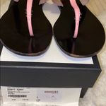 Gucci  Pink and Black Women's Sandals Silver GG Photo 2