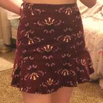 Free People Patterned Corduroy Skirt  Photo 0