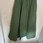 OPT Womens Green‎ Midi Dress Puff Sleeve Square Neck Party Cocktail Medium Green Photo 8