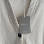 Everlane  Sweater Womens XL Organic Cotton Varsity Cardigan Minimalist Cream Photo 5