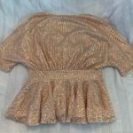 Grace Karin new  sequin peplum blouse size Medium Photo 2