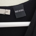 Desigual  Black Floral embroidered boho dress size medium Photo 9