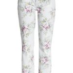 Ganni NWT  Betzy Floral print cropped denim‎ jeans sz 26 Photo 2