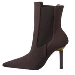 Good American Chocolate Brown Ankle Boots(Size 9) Photo 0