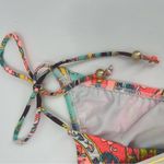 Shoshanna  Bikini Bottoms Extra Small Paisley Floral String Neon Beach Swim NWT Photo 6
