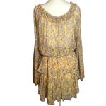 Love Shack Fancy •  silk mini dress yellow floral xsmall Photo 5
