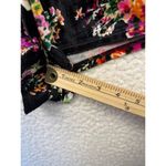 Show Me Your Mumu Show Me Your MUMU Black Velvet Floral Kelsey Romper Size Medium Photo 9