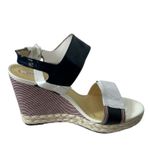 Geox  Respira Janira Wedge Sandals Black Patent NIB Women’s Size 9 Photo 4