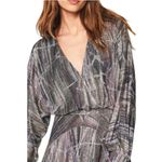 Ba&sh Santana Metallic Printed Maxi Dress Photo 2