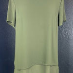 Michael Kors  Green Short Sleeve Relaxed Blouse Photo 0
