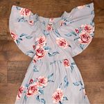 Show Me Your Mumu  Hacienda Maxi Dress Blue Pink Off-Shoulder Sundress Wedding Photo 5