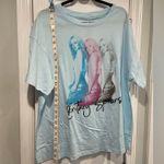 NWT Britney Spears Size XL Light Blue Short Sleeve Tee Shirt Signature Y2K Photo 7