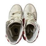 Vans ‎ Sk8 Custom Mid 2-Tone Checker Red and White Women's Size 7 High Top Photo 2