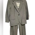 CAbi  Suit Jacket and pants Light Brown Plaid Button Blazer Stretch Photo 0