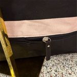 Victoria's Secret  Expandable Weekender Tote Bag Pink/Black Stripe Photo 5