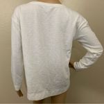Liz Claiborne White Oversized Athleisure Soft Cozy Light Weight Sweater Size M Photo 4