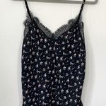 Victoria's Secret Victoria’s Secret Black Floral Camisole Lace Trim Cami Tank Top 90s Y2K ~ Size M Photo 0