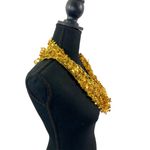 Charlie Paige Women's Gold Sequin Scarf Photo 1