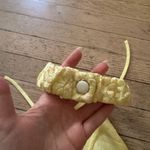 NWT Staud Backless Romper Yellow Size 2 Photo 2