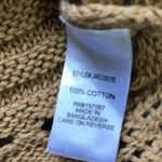 Jolie & Joy Brown Crochet Cropped Tank Top Photo 3