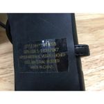 H by HALSTON Wizards Vegan Women 8.5 Black Leather Strappy Stiletto Heel Sandals Photo 4