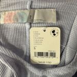 Free People  Beach Small Mini Dress V-Neck Stretch Pockets Oversized Ribbed Lilac Photo 6