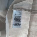 Saint Tropez West 100% Linen White Top Photo 6