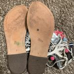 Sam Edelman  Pom Pom tassel Sandals woman size 8 double ankle strap boho cute! Photo 6