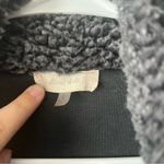 Altar'd State Altar’d State Black Sherpa Open Front Vest Size Large Photo 4