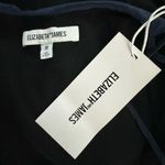 Elizabeth and James SZ M Tulsa Sleeveless Asymmetric Ruffle Dress, Black/Navy Photo 3