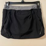 VSX Victoria’s Secret Black Gray Lined Athletic Skort Zip Pocket Size XS Photo 2