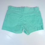 Athleta  Pica Corduroy Stretch Shorts Mint Green Size 4 Photo 2