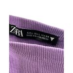 ZARA  Ribbed Thin Strap Cropped Tank Top Size Large Photo 1