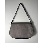 Helen Kaminski Sydney Tweed Leather Flap Shoulder Bag Purse Brown Photo 4