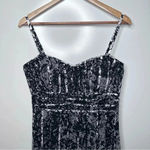 JS Collections  Black Fit and Flare Tulle Corset Dress Size 8 Photo 1