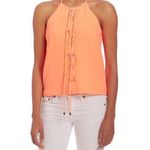 Parker Neon Estella Orange Lace Up Tank Small Photo 0